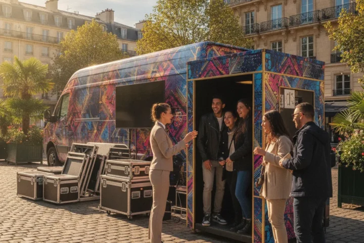 Location photobooth multi-sites roadshow en France