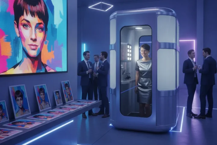 Photobooth intelligence artificielle, fonctionnement 2026