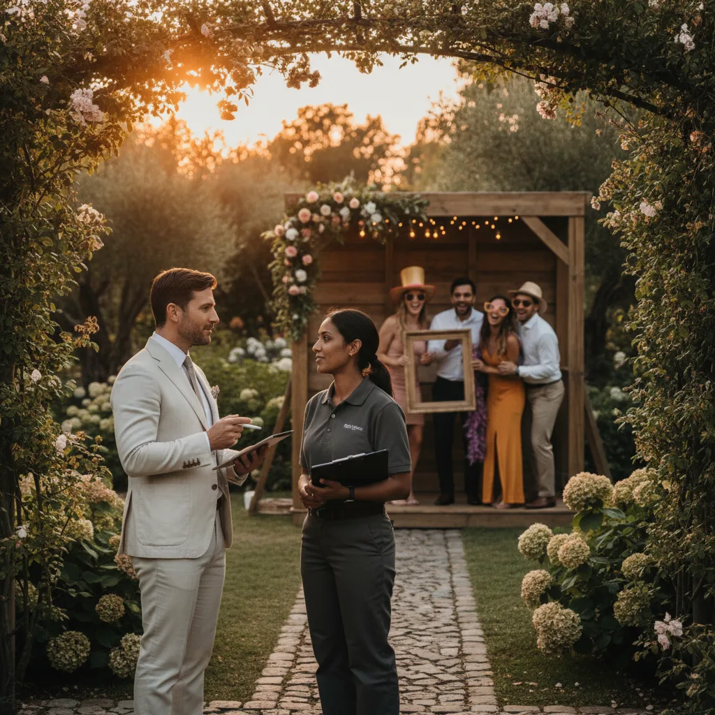 photobooth mariage extérieur jardin